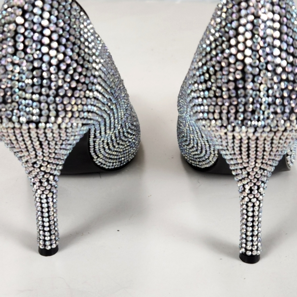 BORDELLO Marilyn Rhinestone pumps size 7 - Picture 11 of 13